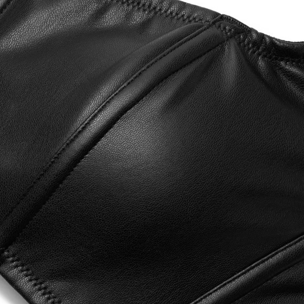 Victoria's Secret Black Faux Leather Bralette - Picture 4 of 9